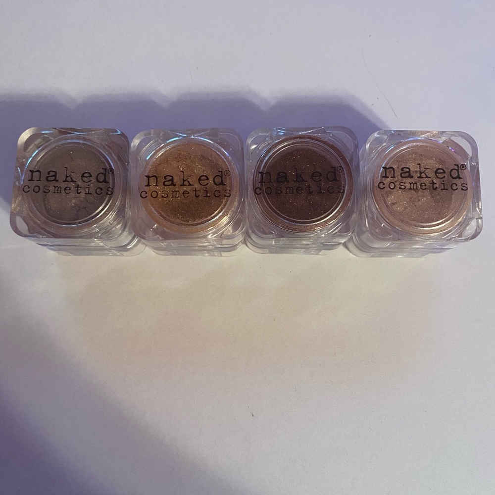 Naked Cosmetics set of 4 single colors